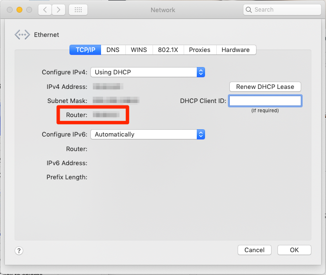 how to check ip address on mac