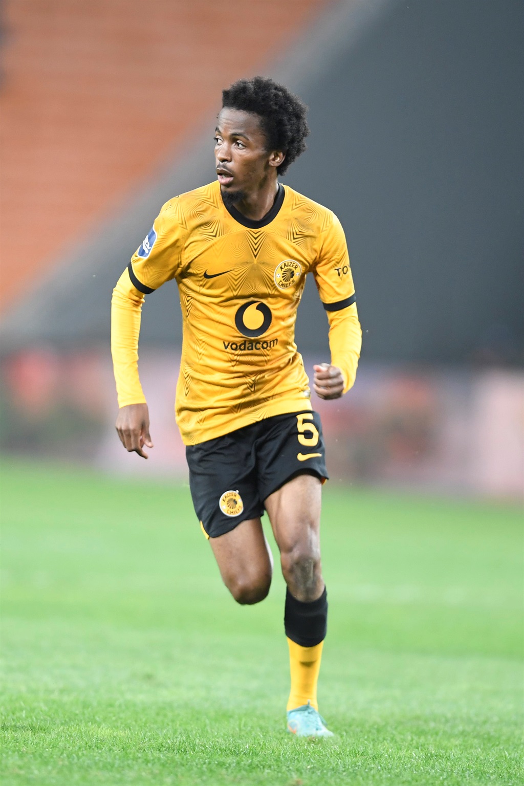 JOHANNESBURG, SOUTH AFRICA - JANUARY 07: Kamohelo Mahlatsi of Kaizer Chiefs during the DStv Premiership match between Kaizer Chiefs and Sekhukhune United at FNB Stadium on January 07, 2023 in Johannesburg, South Africa. (Photo by Lefty Shivambu/Gallo Images)