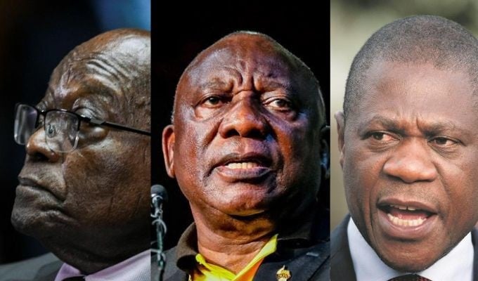 Jacob Zuma (Gallo Images), Cyril Ramaphosa (Alfonso Nqunjana, News24) and Paul Mashatile (Thapelo Maphkela)