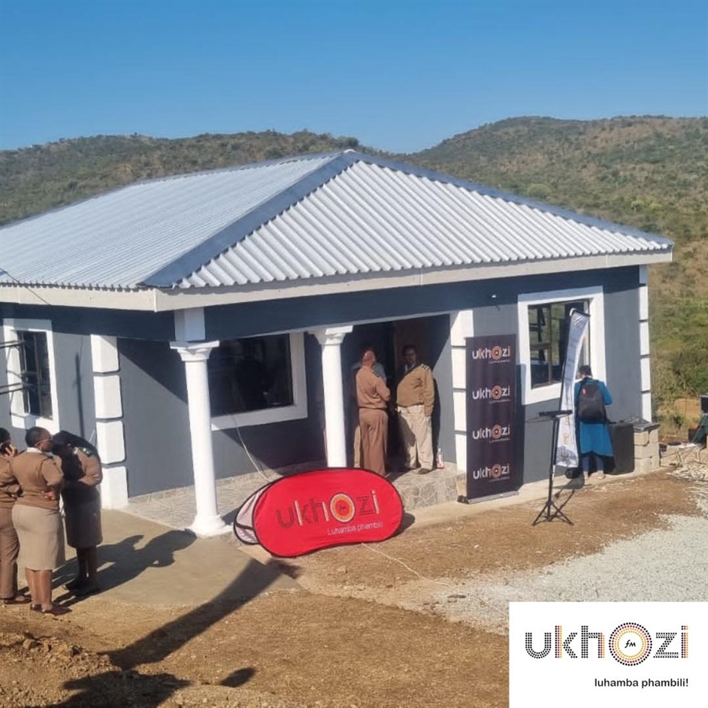 A house that Ayanda Msweli built for a gogo living with a disability.