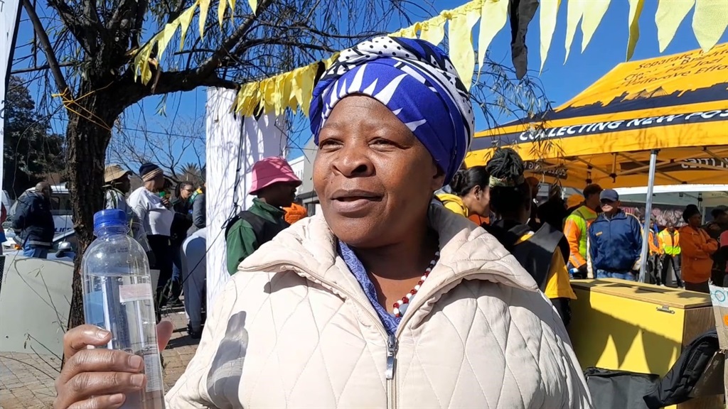 Community member Maria Mokeng, 50, said the flats