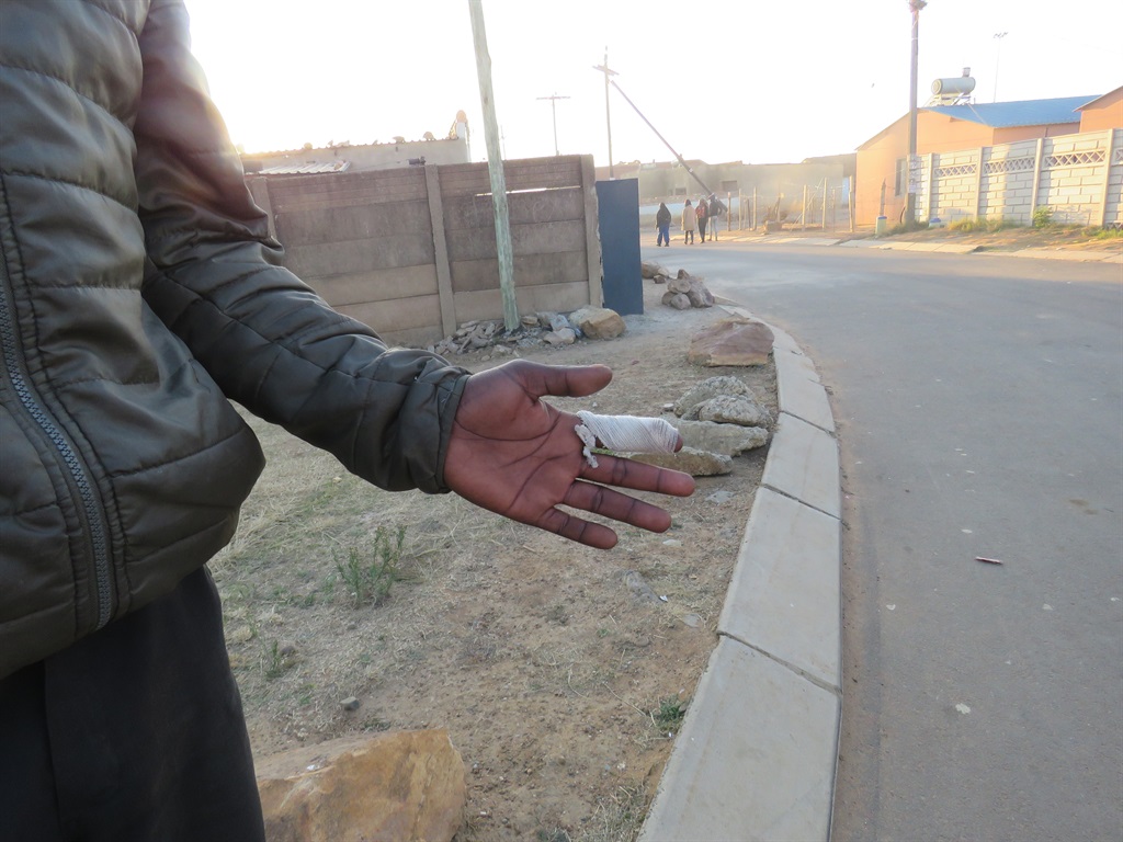 Nyaope addicts were assaulted to reveal their suppliers. Photo by Phineas Khoza