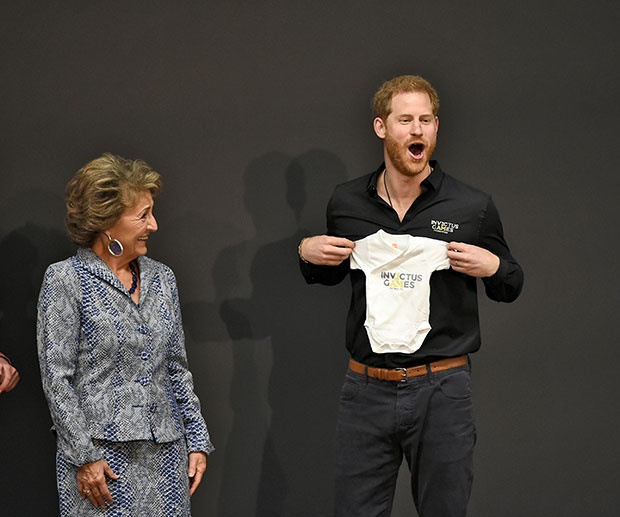 prince harry gifted personalised baby vest for his