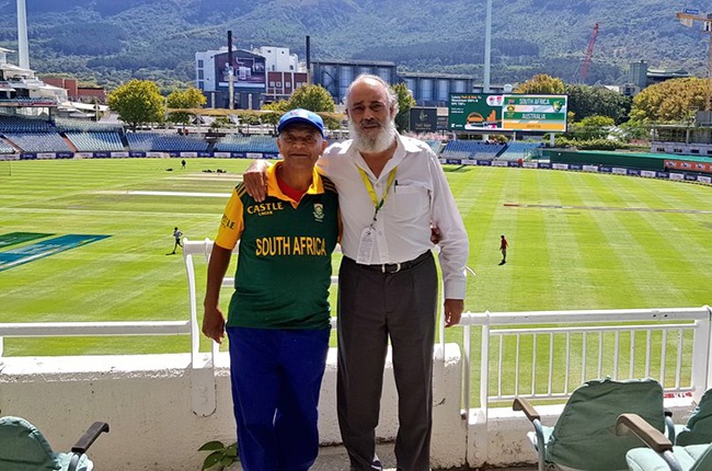 Boeta Cassiem (left) and Nabeal Dien (Newlands stadium/Twitter)