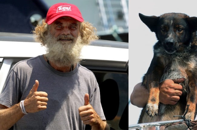 Australian sailor Timothy Shaddock and his dog, Bella, were rescued after almost three months at sea. (PHOTO: Gallo Images/Getty Images) 