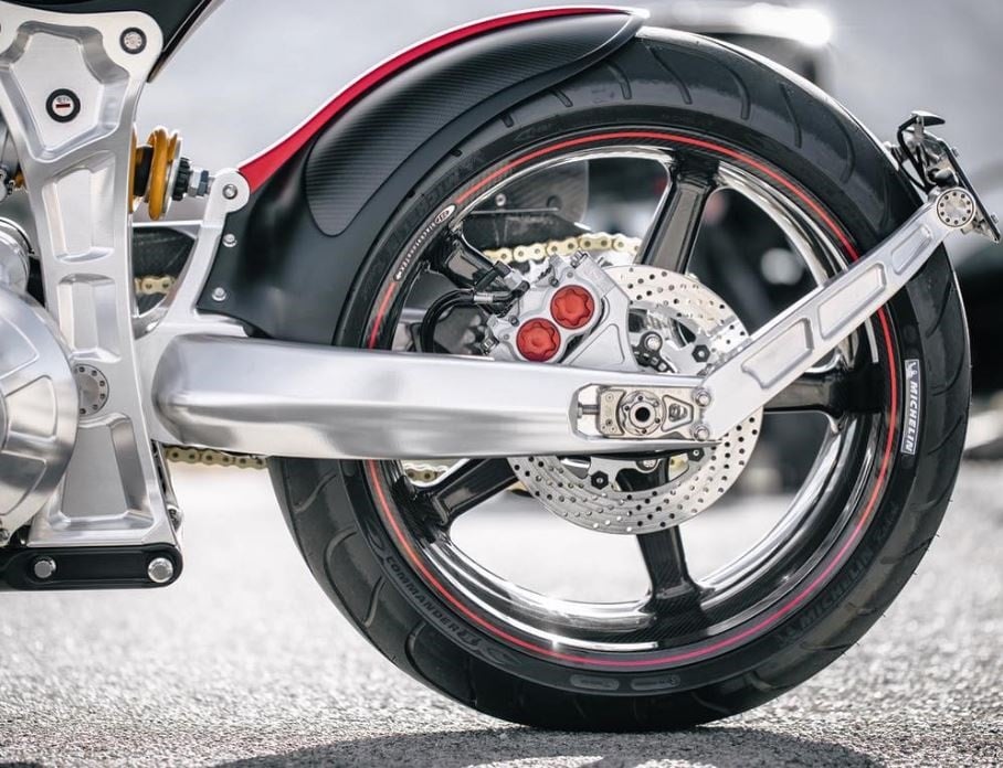 The BST-manufactured wheel on the new KRGT1. 