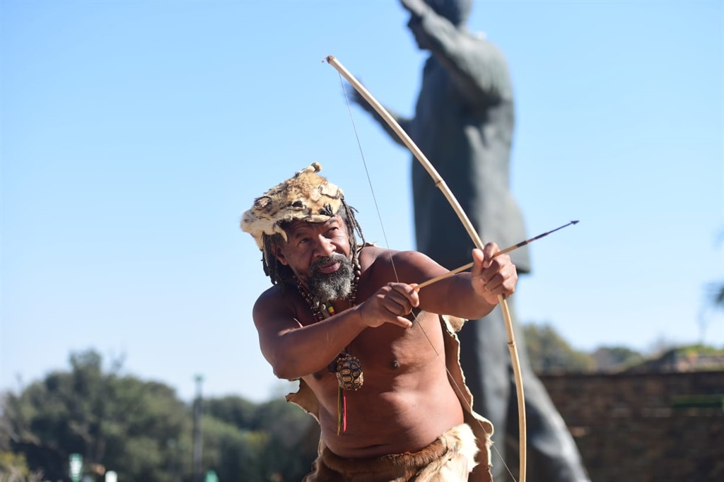 Khoisan activist King Khoisan SA said they still want to meet the president. Photo by Raymond 