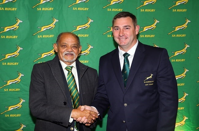 Wessel du Plessis (R) would've been the SA Schools A team coach again in 2020. (Gallo Images)