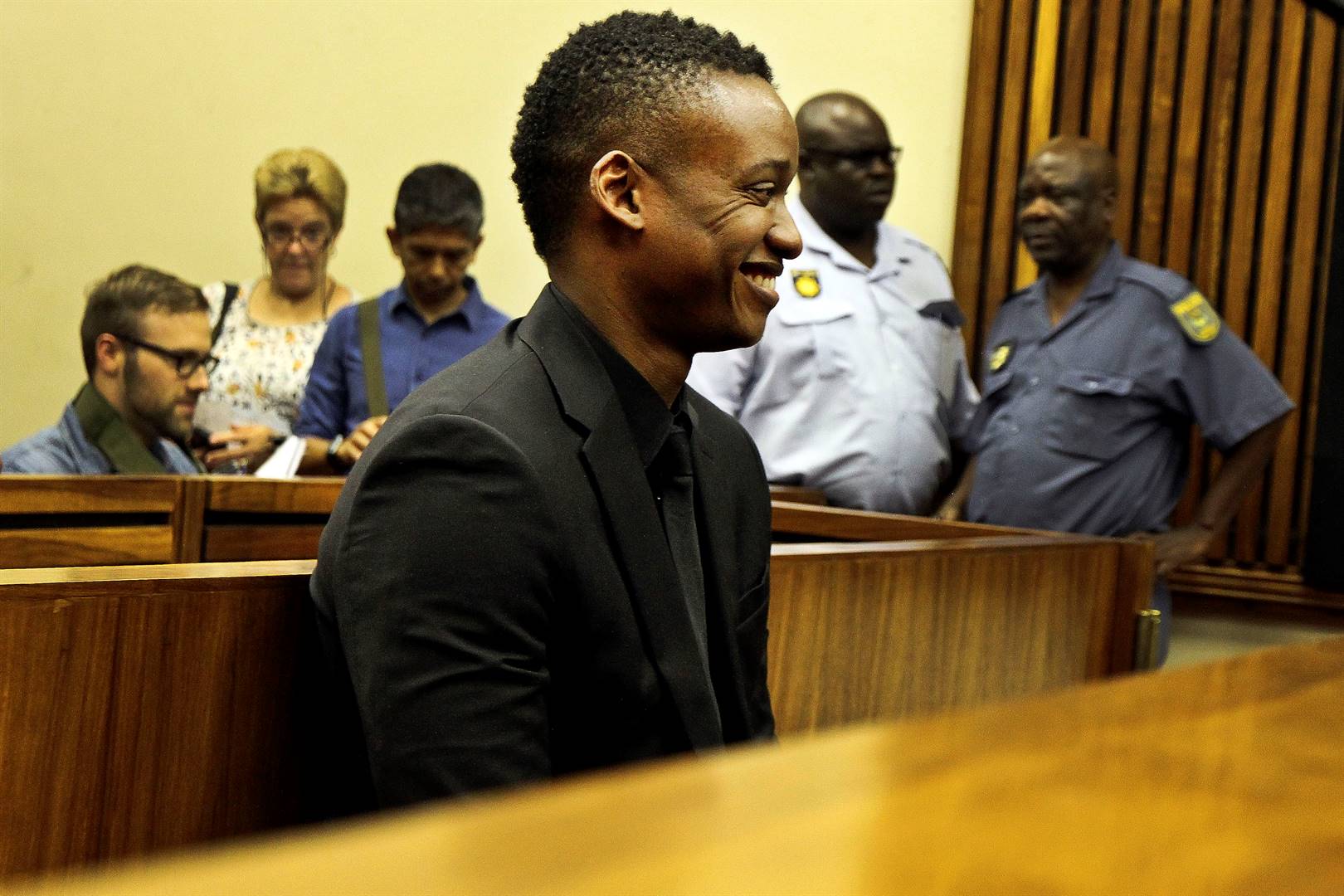 Duduzane Zuma is pictured at the Randburg Magistrates court for his trial. Duduzane is facing charges of culpable homicide and negligent driving. Picture: Rosetta Msimango/City Press