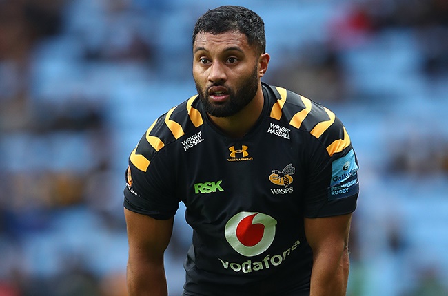 Lima Sopoaga of Wasps in action during the Premiership match against London Irish at the Ricoh Arena in Coventry on 20 October 2019.