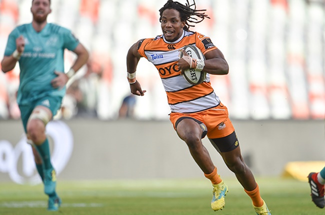 Cheetahs wing Rabz Maxwane in action against Munster in a PRO14 encounter in Bloemfontein on 4 November 2018. 