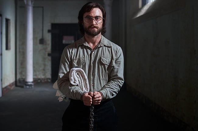 Daniel Radcliffe as Tim Jenkin in 'Escape from Pretoria.'