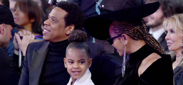 Blue Ivy alongside her parents Jay-Z Carter & Beyonce Knowles-Carter (PHOTO: Getty Images/Gallo Images)