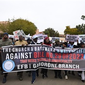 Anti-LGBTQ protest in Botswana draws hundreds