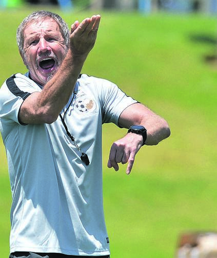THIS WAY Bafana Bafana coach Stuart Baxter will meet with his technical team on Tuesday to finalise Cosafa Cup and Afcon plans. Picture: Samuel Shivambu / BackpagePix