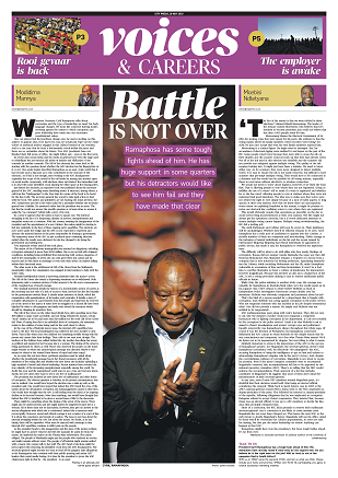 City Press Voices, 19 May 2019.
