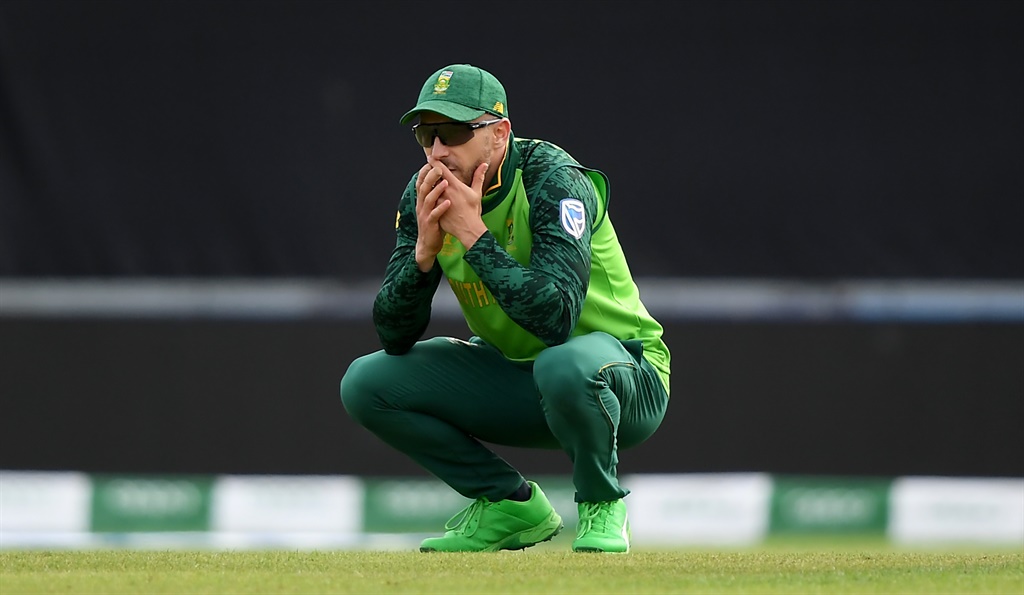Faf du Plessis of South Africa.
Photo: Getty Images.