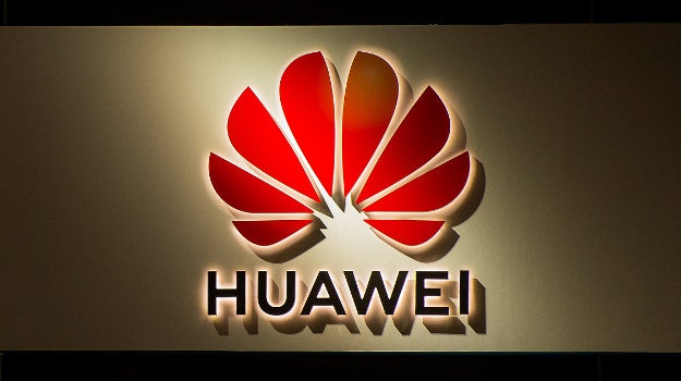 A logo sits illuminated outside the Huawei booth on day 2 of the GSMA Mobile World Congress 2019 on February 26, 2019 in Barcelona, Spain.  (Photo by David Ramos/Getty Images)