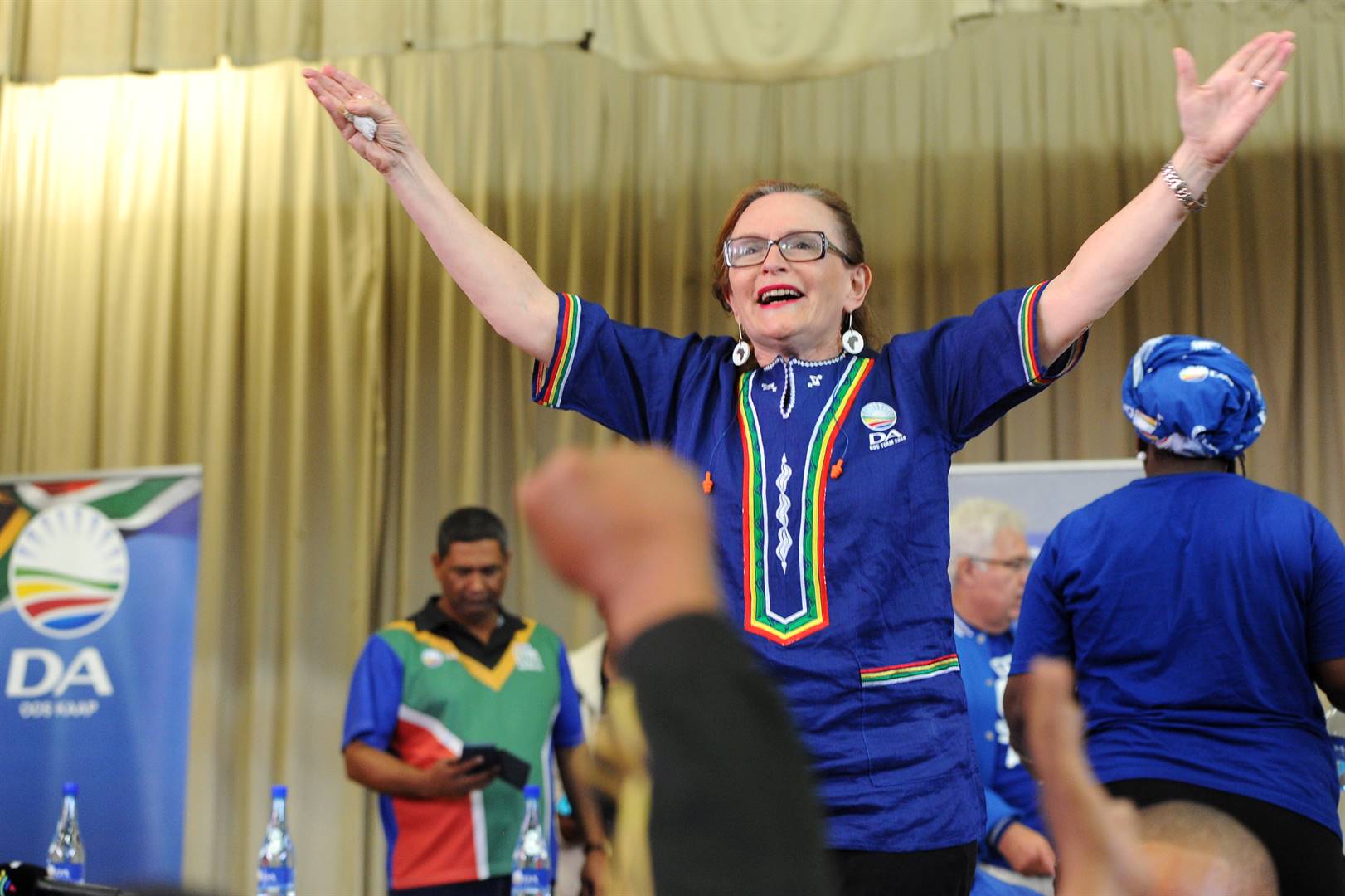 Helen Zille during a rally in Port Elizabeth earlier this month. Picture: Theo Jeptha 