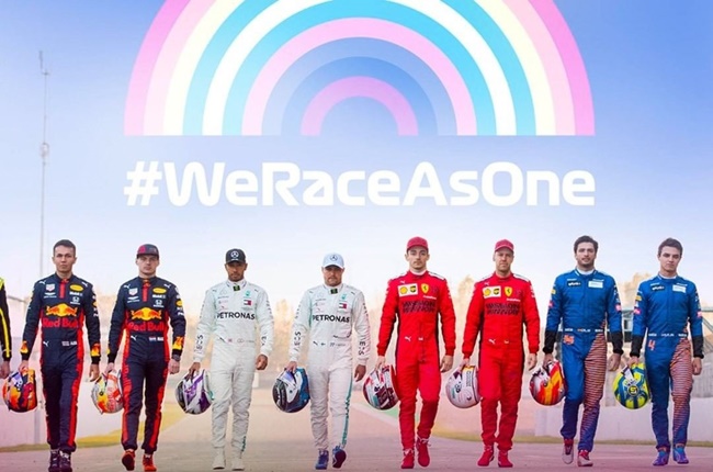 F1 takes social stance in 2020. (SkysportsF1 / Instagram)