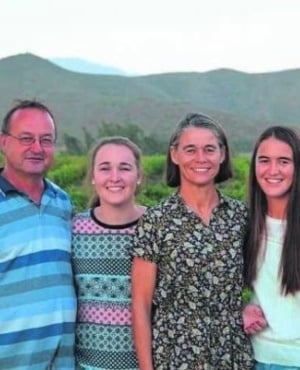 Tool and Liezel Wessels with the daughters Annelie and Jana. (Photo: Supplied)