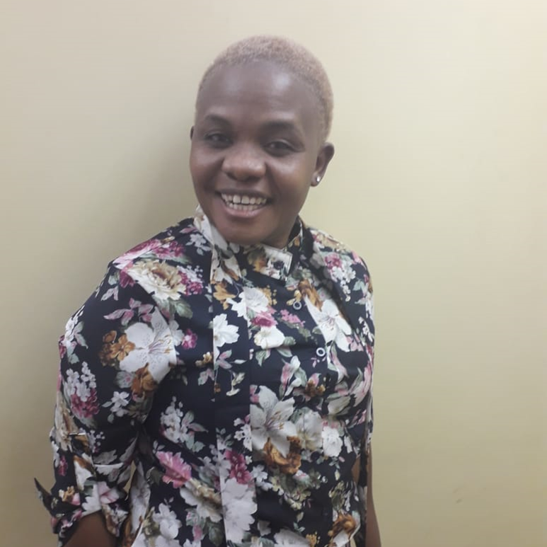Ponani Makhubele after winning a court case against the ANC. (Ntwaagae Seleka, News24)