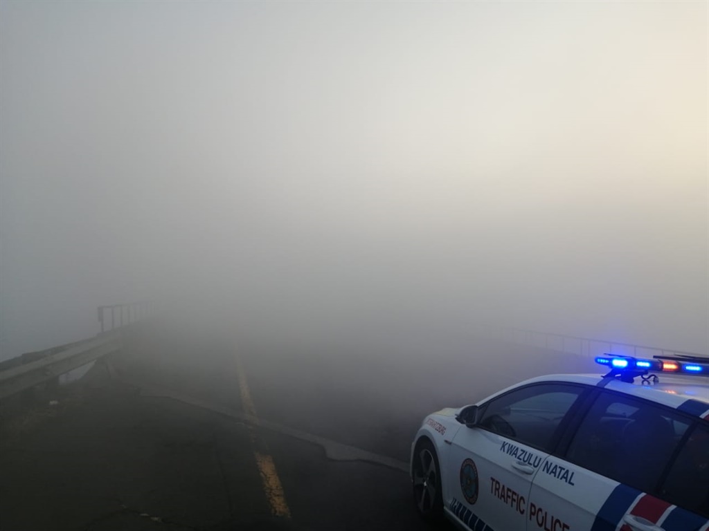 Visuals of the smoke from the New England Road landfill site in Pietermartizburg on Friday