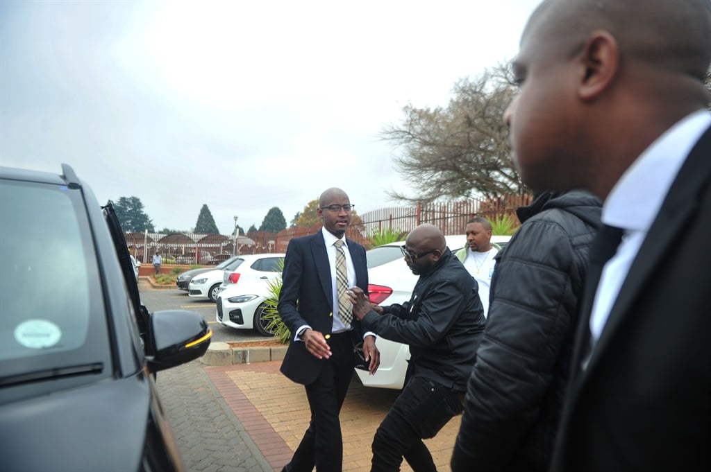 DJ Maphorisa leaving the Randburg Magistates Court