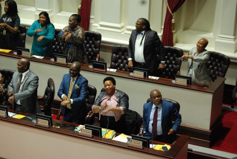 Sihle Zikalala sworn in as the new premier of KwaZulu-Natal at the legislature in Pietermaritzburg. Picture: Phumlani Thabethe/File