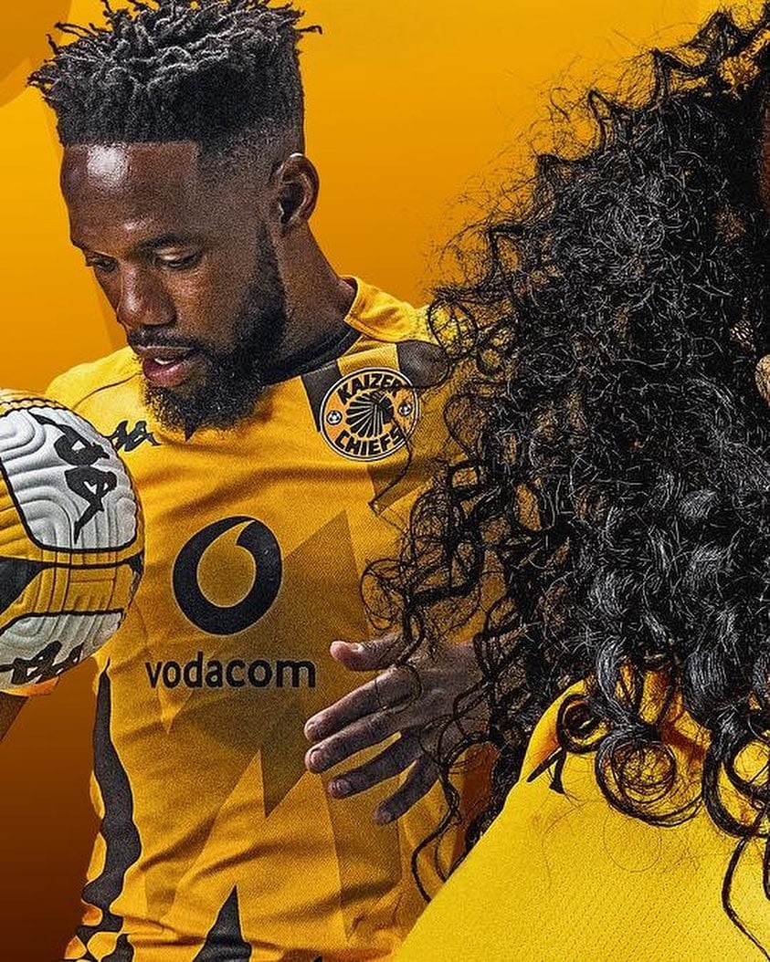 Kaizer Chiefs unveil their 2023/24 home and away kits