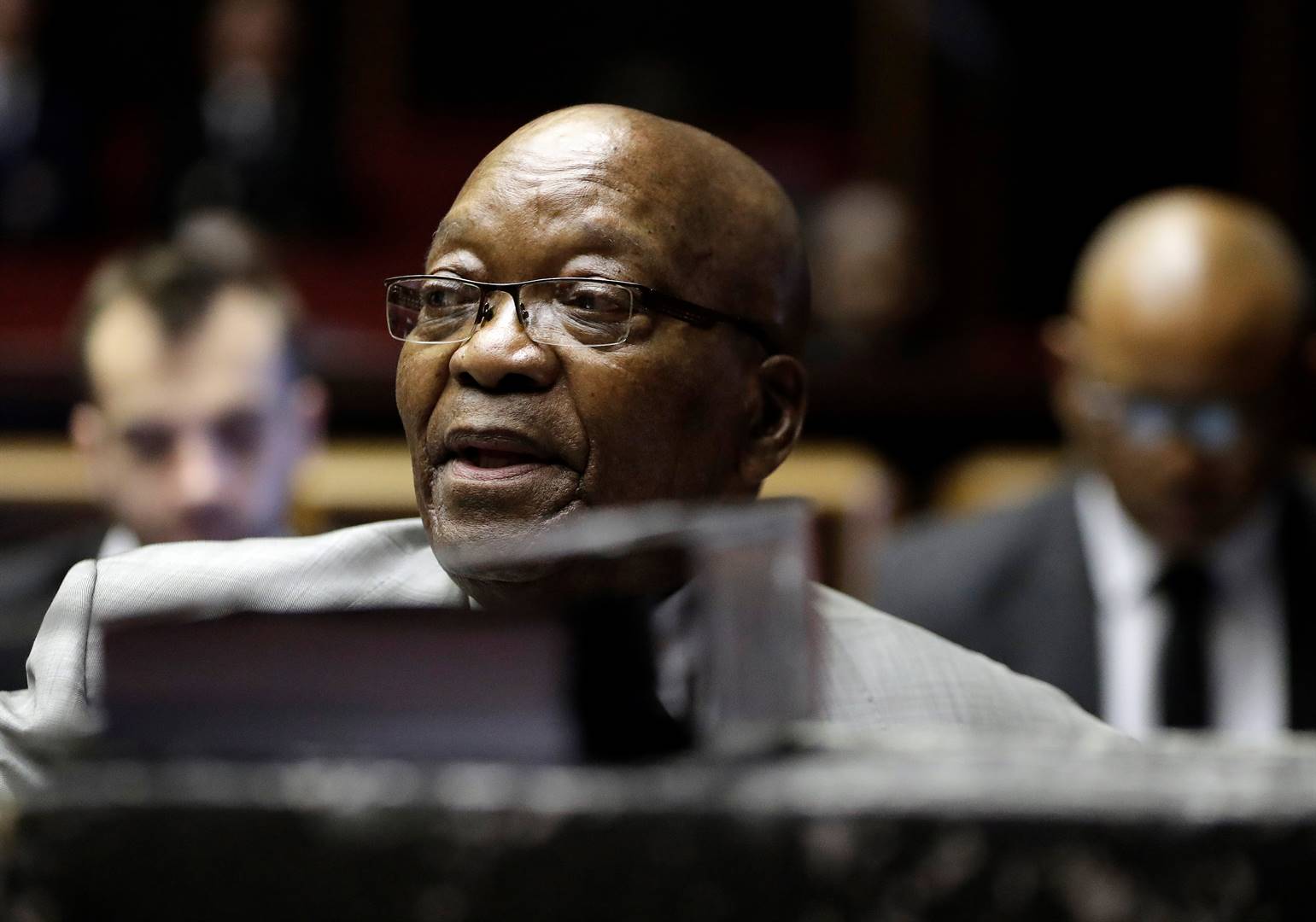 Jacob Zuma is facing charges that include fraud, corruption and racketeering. Picture: Themba Hadebe/Reuters