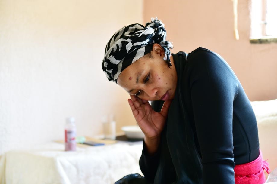 Lerato Mnguni is desperate for answered after her nanny allegedly killed her son, Langelihle Mnguni (1) and dumped him in the storeroom. Photo by Christopher Moagi 
