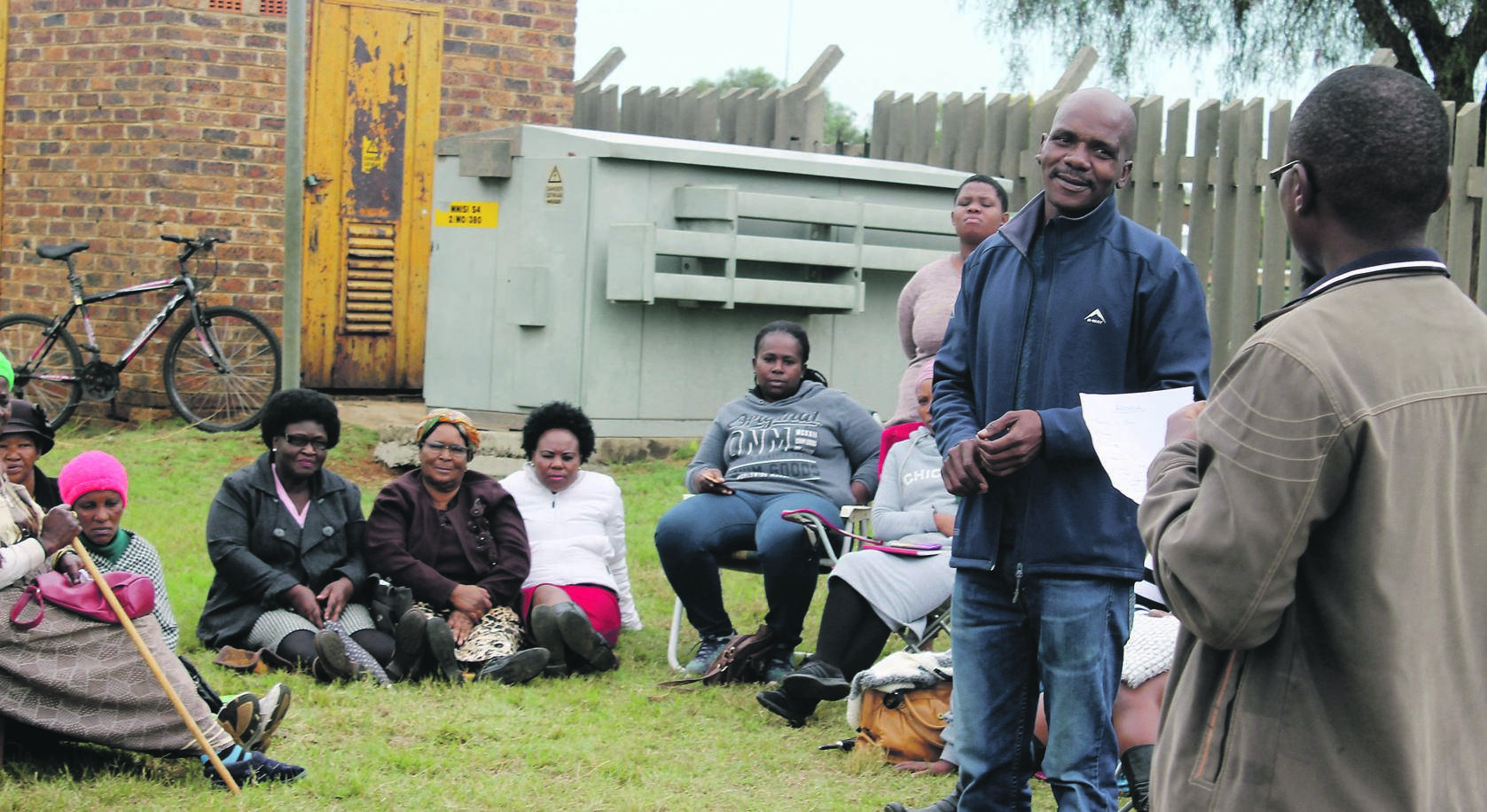 Middelburg residents say they weren’t told about South32 Mine moving their ancestors’ graves.          &#160;Photo by Thokozile Mnguni