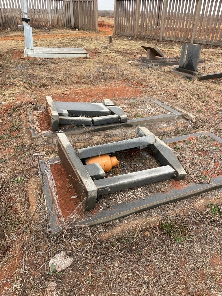 A mentally ill man has allegedly vandalised several tombstones in Delmas. 