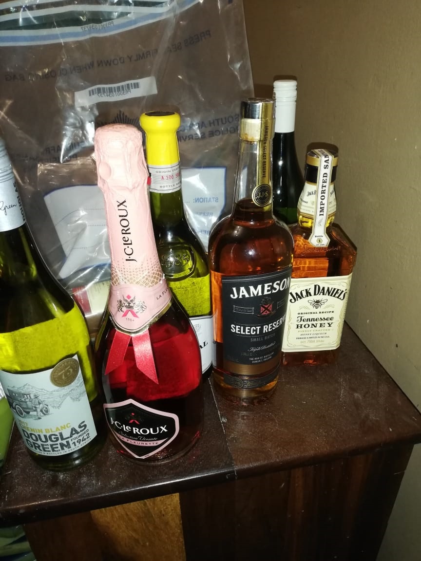 Cops confiscated this stolen booze 