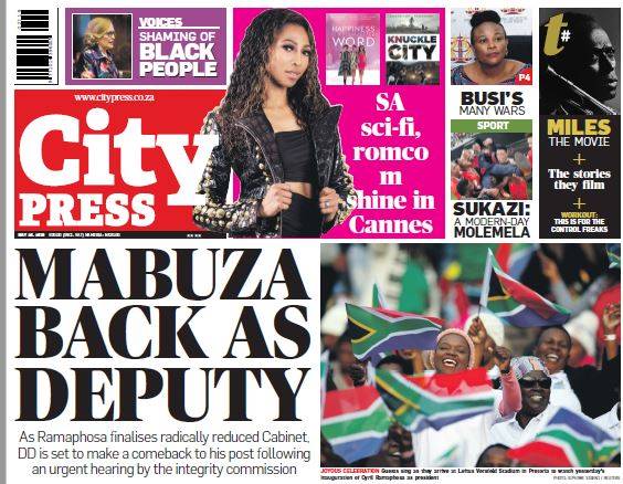 Today’s City Press is jampacked with the latest election analysis, investigations, entertainment, opinion pieces and sport.