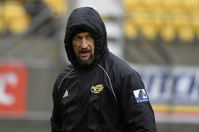 Carlos Spencer during a Hurricanes captain's run at Sky Stadium on 20 June 2020 in Wellington. 