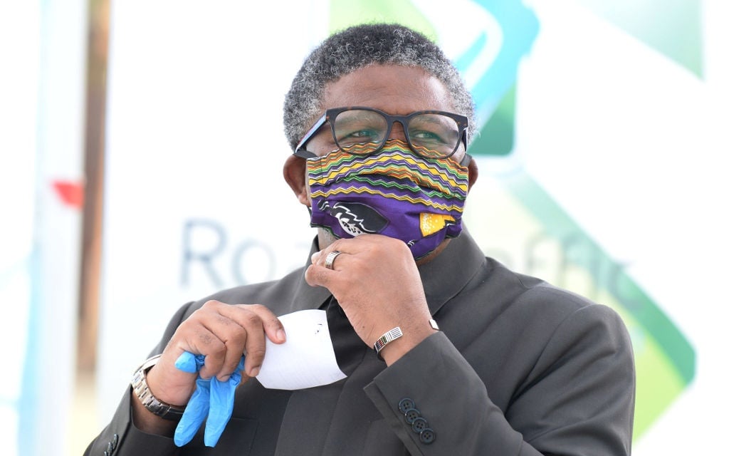 Transport Minister Fikile Mbalula in May 2020. 