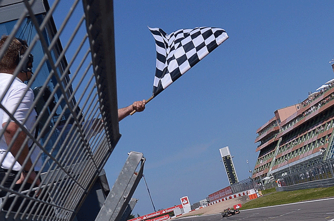 Formula One chequered flag