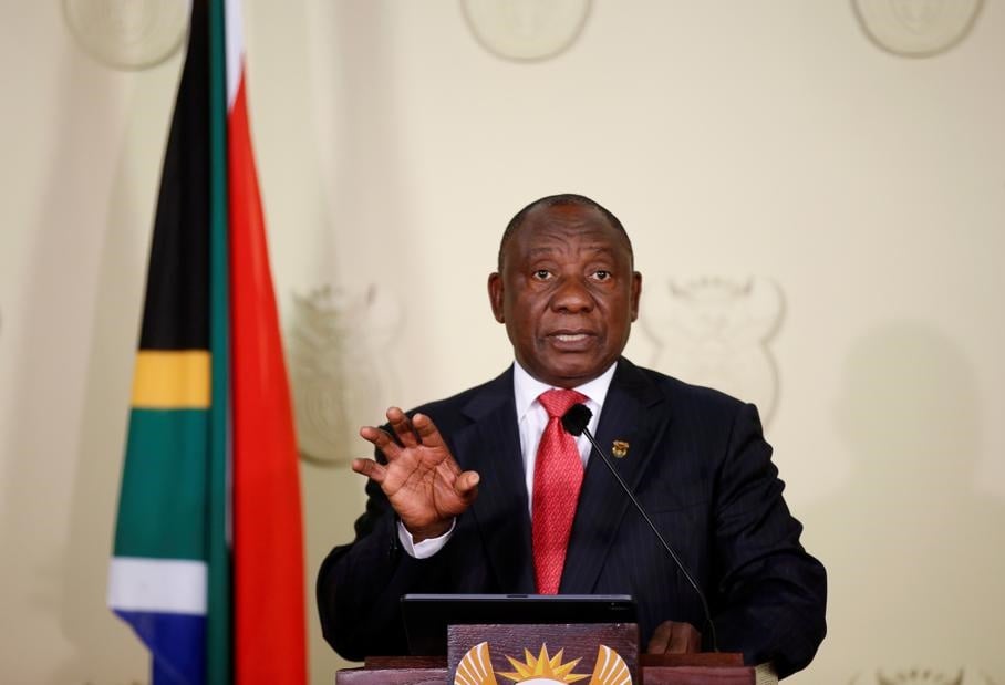 Cyril Ramaphosa during the announcement of the new cabinet in Pretoria on Wednesday (May 29 2019). Picture: Siphiwe Sibeko/Reuters 