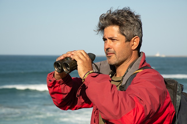 Marine biologist Ryan Johnson. (Photo: National Geographic/Earth Touch)