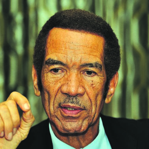 Former president of Botswana Ian  Khama