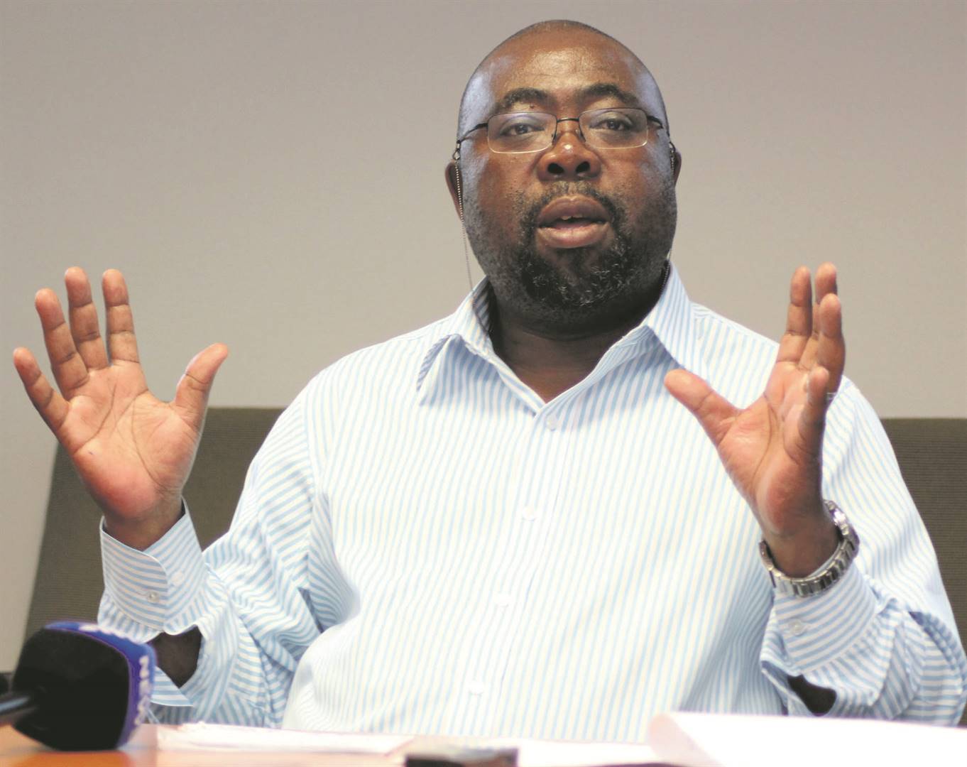 Mthunzi Mdwaba publicly accused Thulas Nxesi and other high-ranking government officials of soliciting a bribe