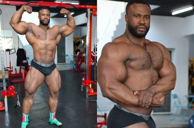 Sibusiso Kotelo is the first black South African to get a pro card from the International Federation of Bodybuilding and Fitness. He hopes to become Mr Olympia in 2024. (PHOTOS: Papi Morake)