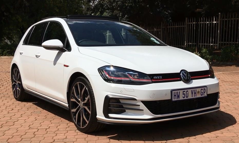 The facelifted Volkswagen Golf GTI