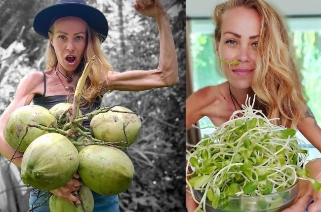 Zhanna Samsonova said that she could feel her body and mind transform daily since going on a diet which consisted of mainly exotic fruits. (PHOTO: Instagram/@rawveganfoodchef) 