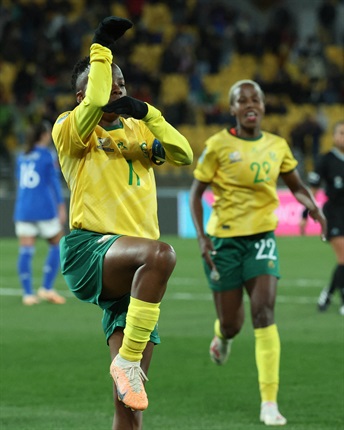 <p><strong><span style="text-decoration:underline;">RESULTS</span></strong></p><p><strong>South Africa 3-2 Italy</strong></p><p><strong>Argentina 0-2 Sweden</strong></p><p>Needing to a win to have any chance of progressing, Banyana Banyana were dealt an early blow when a penalty was awarded to Azzurre following a late challenge in the box, with Arianna Caruso scoring from the spot.</p><p>SA pushed hard for an equaliser thereafter, with Robyn Moodaly hitting the post with a volleyed effort in the 20th minute, and it arrived in the 31st minute when Benedetta Orsi put the ball into her own net following good pressure from SA.</p><p>Banyana created more chances in the second half, with Thembi Kgatlana particularly impressing, but lacked that finishing touch.&nbsp;</p><p>Until the 66th minute that is, when Hildah Magaia struck following a delightful through-ball from Kgatlana.</p><p>Azzurre responded almost immediately, however, with Caruso bundling the ball in off a corner.&nbsp;</p><p>With SA continuing to chase for the winner, it arrived in the 90th minute when Kgatlana slotted in from close range after good work from Magaia.</p><p>After a nervy 16 minutes of injury time, the final whistle blew to confirm that Banyana had qualified for the knockout stages of the competition for the first time ever.</p><p>In the other Group G tie, with Sweden having already qualified for the round of 16 and Argentina needing a win to ensure their progression, the South Americans did the early running but failed to score in what was ultimately an evenly-matched first half.</p><p>The Swedes then took the lead in the 66th minute through a Rebecka Blomqvist header, before Elin Rubensson sealed the deal with a second in the 90th minute to make it three wins in three games at the showpiece, with the Argentines bowing out.</p>