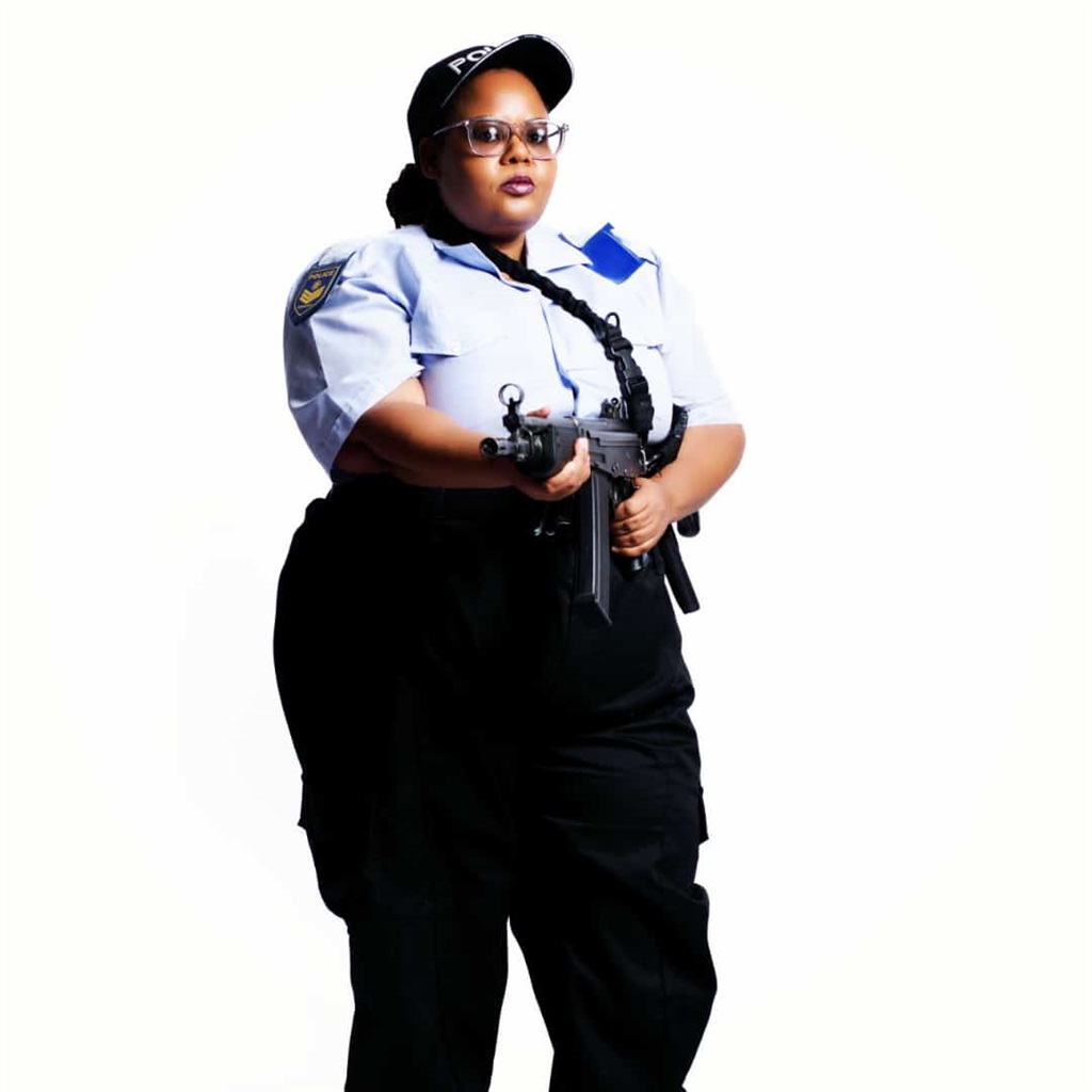 Noko Moswete plays a police officer in a Netflix movie.