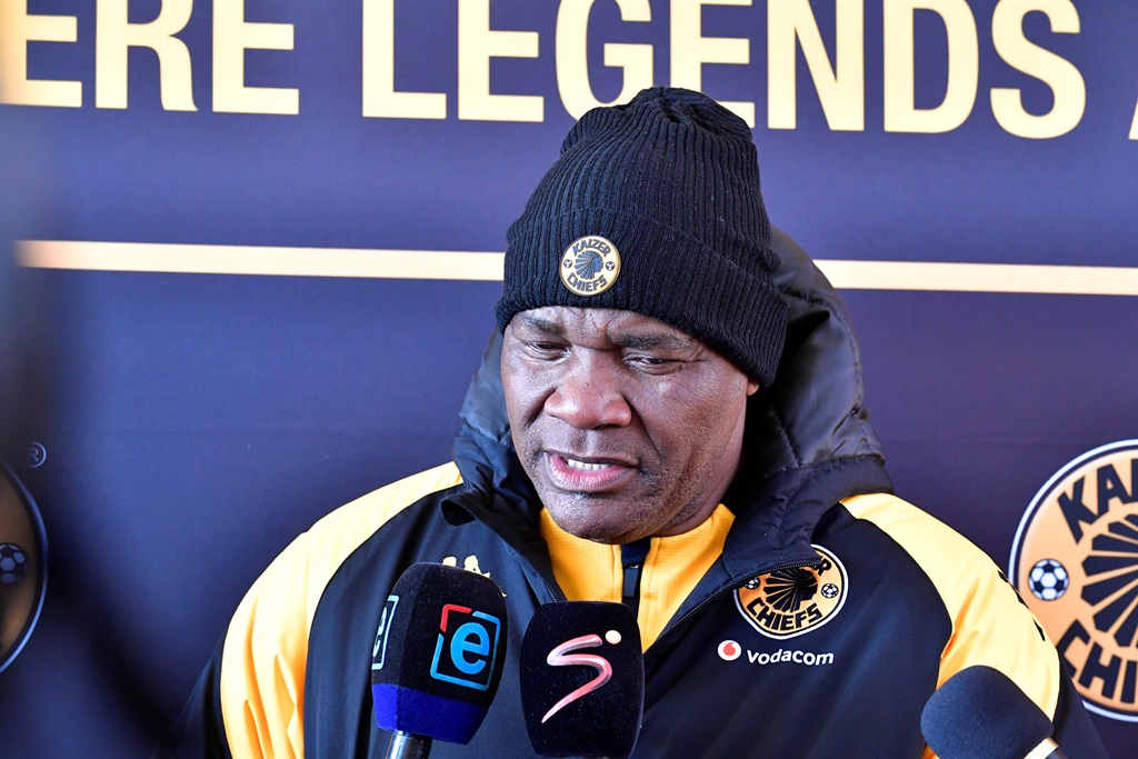 JOHANNESBURG, SOUTH AFRICA - AUGUST 02:  Molefi Ntseki (coach) of Kaizer Chiefs during the Kaizer Chiefs media open day at Kaizer Chiefs Village on August 02, 2023 in Johannesburg, South Africa. (Photo by Sydney Seshibedi/Gallo Images)