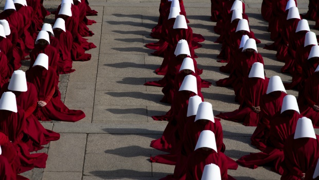 "The Handmaid's Tale" is filmed on the National Mall in Washington, D.C. 